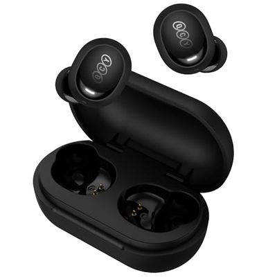 QCY ArcBuds Lite bezprzewodowe słuchawki douszne, Dual-Mic ENC, redukcja szumów, Bluetooth 5.3, sterowanie dotykowe, dostosowany dźwięk Hi-Fi, słuchawki douszne z głębokim basem, wodoodporne i bateria