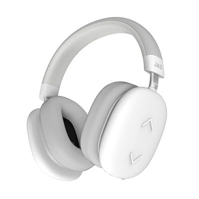 JAZ Pure Wave - Auriculares inalámbricos para videojuegos, baja latencia, puerto jack de 3,5 mm, micrófono y controles integrados, cable de carga y AUX incluidos, para smartphone, tablet, portátil, 50