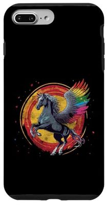 Pegasus Pride Vintage Rainbow Horse for Men or Women Case for iPhone 7 Plus/8 Plus