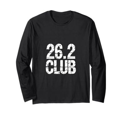26.2 Club Logros en maratón Corredor Deportes |- Manga Larga