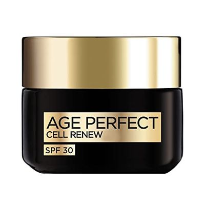 L'Oreal Paris Cell Renew Day Cream, Age Perfect Anti-Oxidant Recovery Complex Eye Cream With SPF 30 For Anti- Wrinkle, Firmness, Radiance And UV Protection, 50ml