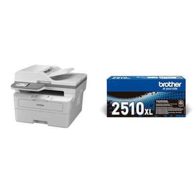 Brother MFCL2960DW Multifunzione Laser B/N a 34 ppm TN2510XL Toner originale, fino a 3000 pagine