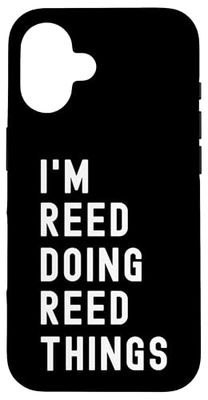 Sono Reed Que Fa Cose di Reed Custodia per iPhone 16
