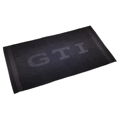 Volkswagen 3A4084501 Bath Towel GTI Beach Towel Bath Sheet 180 x 100 cm Black