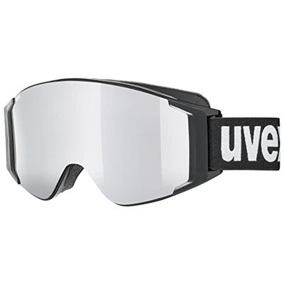 Uvex g.gl 3000 TOP, occhiali da sci unisex, polarizzato, con lente intercambiabile, black/silver-brown, one size