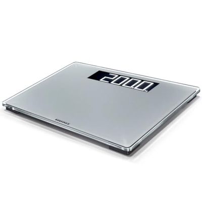 Soehnle Style Sense Comfort Digitale weegschaal voor 600 personen, met draagkracht tot 200 kg, weegschaal met extra groot lcd-display, personenweegschaal voor een veilige stand