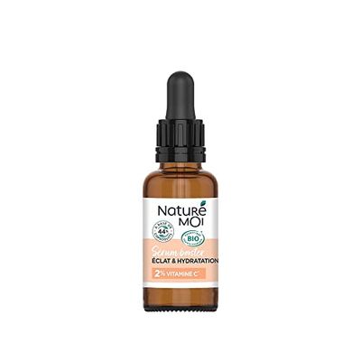 Naturé moi Naturé moi - Sérum Booster Éclat & Hydratation À la Vitamine C Visage Hydratant Soin du teint 99% d'Origine Naturelle 30 ml Fabriqué en France