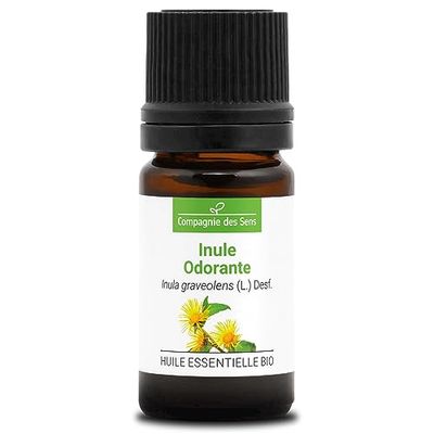 INULA ODOROSA BIO - 5mL - Olio Essenziale di Qualità Premium - 100% Puro, Naturale, Garantito ChromaCert® - Chemiotipizzato & Integrale