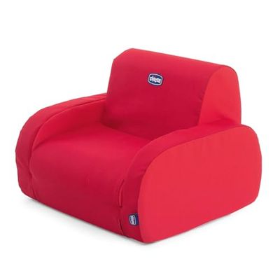 Chicco Twist Kinderstoel, om te bouwen tot ligstoel en bank, kinderstoel met 3 configuraties, comfortabel en licht, om te bouwen met 1 gebaar, voor kinderen vanaf 12 maanden