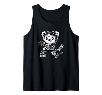 Polar Bear Chibi - Giocatore di hockey su ghiaccio Canotta