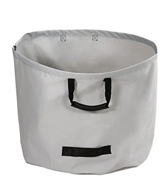 Dehner Sacco da giardino, 60 cm, altezza circa 56 cm, volume 150 l, poliestere, grigio