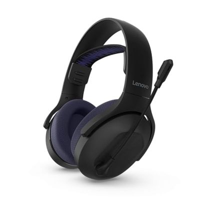 Lenovo Legion H410 Casque de Jeu sans Fil | Casque de Jeu | Noir/Violet foncé