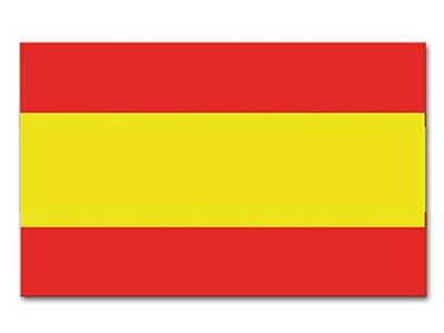 VERBETENA – Espagne Drapeau en Plastique, 120 x 180 cm, Sac de 12 unités (011200132)