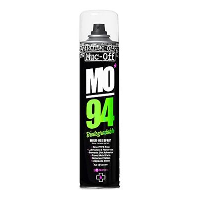 Muc-Off MO-94, 400 ml - Protettore Antiruggine Spray e Lubrificante Bici, Multiuso e Biodegradabile - Disperde l'Acqua per Prevenire la Ruggine, Libera le Parti Grippate