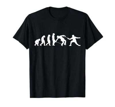 Scherma Gioco scherma Evoluzione sportiva Fencing scherma Maglietta