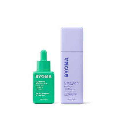 BYOMA Sensitive Retinol Oil (30ml) + BYOMA Barrier+ Repair Treatment (50ml) Bundle