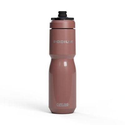 Camelbak PODIUM INSULATED STEEL 650ml botella de agua para bicicleta – 18/8 acero inoxidable – alta capacidad – aislamiento al vacío de doble pared – a prueba de fugas – Sierra Red, talla: OS