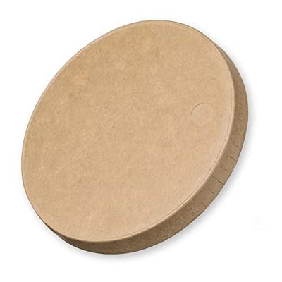 Intertan QKL90 Kraftpapper lock för glassbägare 5 oz-12 oz, 90 mm diameter, 50 stycken
