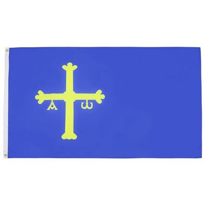 AZ FLAG Bandiera ASTURIE 90x60cm - Bandiera PRINCIPADO DE Asturias in Spagna 60 x 90 cm