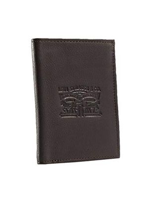 Levi's Vintage Two Horse Vertical Coin Wallet, carteira unissexo para adulto, Castanho (Dark Brown)