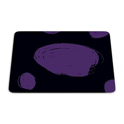 Bonamaison, Rektangel Pop Art Digital tryckt musmatta, halkfri baksida, för kontor och hem, storlek: 22 x 18 cm