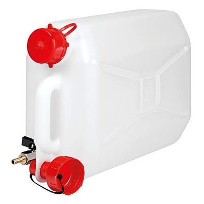 Jerry Can, polyethilene, with Metal Tap - 10 L - Horizontal