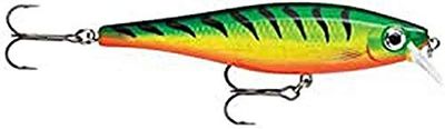 Rapala Bx Minnow-Material Cuerpo de Balsa-Señuelo Pesca en Agua Dulce, Unisex-Adult, Tigre de Fuego, 7 cm / 7 g