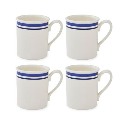 Potter's Stripe Set of 4 Breakfast Mugs
