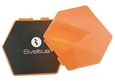 Sveltus Functional Slider voor volwassenen, unisex, oranje en zwart, eenheidsmaat