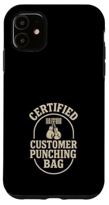 Retail Trauma Humor Cashier Sarcastic Service Burnout Gift Case for iPhone 11