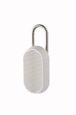 Lexon MINO T - Haut-Parleur Bluetooth Portable IPX4 résistant à l'eau, Autonomie : 5h, Temps de Charge : 2h, Distance Bluetooth : 10 m - Glossy White