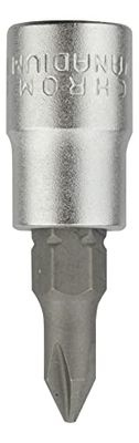 kwb PH 1 bit dopsleutelinzet Professional van CV-staal (aandrijving: 1/4 inch binnenvierkant, mat verchroomd)