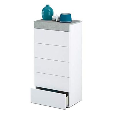 13Casa Winter B10 Cassettiera, Melamina, 61 x 40 x 118 cm