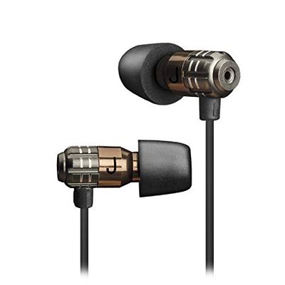 SBS stereo hoofdtelefoon, met draad, metalen afwerking, jackkabel, antwoord-/oproepknop, geheugenschuim oordopjes meegeleverd.