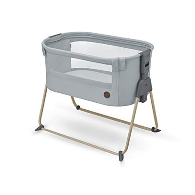 Maxi-Cosi Cododo Tori 2 en 1, Berceau bébé, de 0 à 6 mois environ, 0 à 9 kg, Cododo, Pliage ultra compact, Léger, 5 hauteurs, Maille respirante, Tissus 100 % recyclés, Beyond Grey