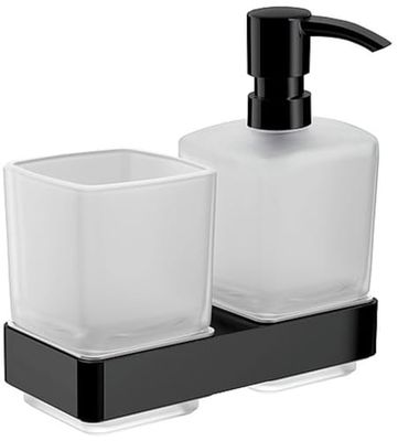 Emco Dispensador de jabón, Negro, Wandmontage