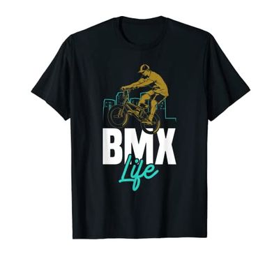BMX Bicicleta BMX Vida Camiseta