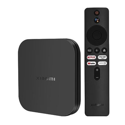 Xiaomi TV Box S (2e generatie), Ultra 4K HD Streaming Media Player 2GB RAM + 8GB ROM Smart TV Box, ondersteunt Google TV, Dolby Vision, HDR10+, Dolby Atmos, DTS-HD geluid, draadloze projectie,