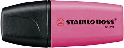 STABILO Boss Mini - Marcador (Rosa, Negro, Multi, De plástico, 2 mm, 5 mm)