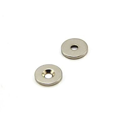 Magnet Expert N42 Neodymium magneet, rond, 1,65 kg, 15 x 2 mm, 2 stuks