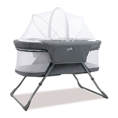 Asalvo - Minicuna Plegable Trip Gris