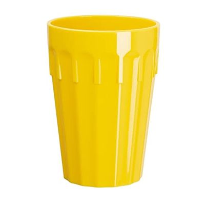 Olympia Kristallon gobelet en polycarbonate jaune - 260ml 9oz (Boîte 12)
