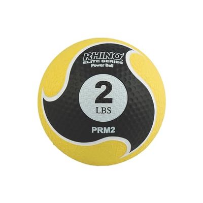 Champion Sports Rhino Elite Medicine Ball (0,9 kg), geel