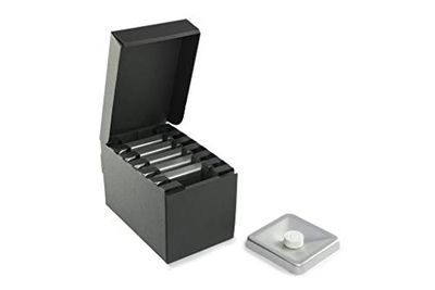 Napkin CREHO NPKHR00902 Vaschetta per Servizio salviette, Alluminio, Argento, 14x8x8 cm