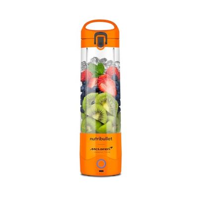 nutribullet Portable Blender in Collaboration with McLaren Formula 1 Team - Papaya - Leak Proof To-Go Lid - Powerful Extractor Blade - USB-C Charging - 15+ Blending Cycles - Juices & Smoothies