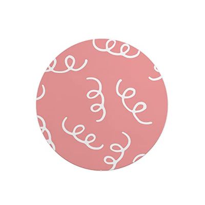 Questo Casa, Round Digital Printed Mouse Pad, Non-Slip Base, for Office and Home, Diameter:22cm