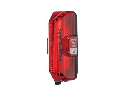 Topeak RedLite, Fanalino Posteriore a LED Unisex Adulto, Rosso, Taglia unica