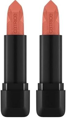 Catrice Cosmetics Scandalous Matte Lipstick rouge à lèvres, humidifiant - hydratant, longue durée, résultat instantané, intense en couleurs, mat (3.5g) (Lot de 2)
