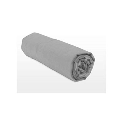 Home Linge Passion - Lençol de baixo (140 x 190 cm, 25 cm, 100% algodão, 57 fios)