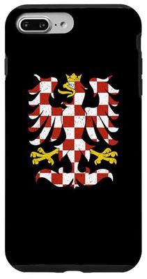 MORAVIA BANDIERA DELLA REPUBBLICA CECA BRACCIA DELL'AQUILA DELLA MORAVIA Custodia per iPhone 7 Plus/8 Plus